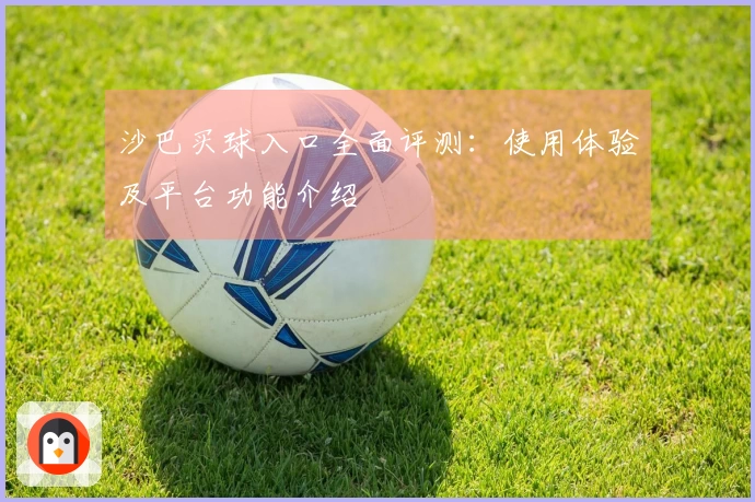 沙巴买球入口全面评测：使用体验及平台功能介绍